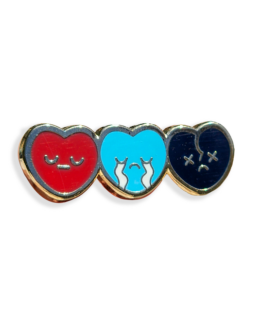 Broken Hearts Pin