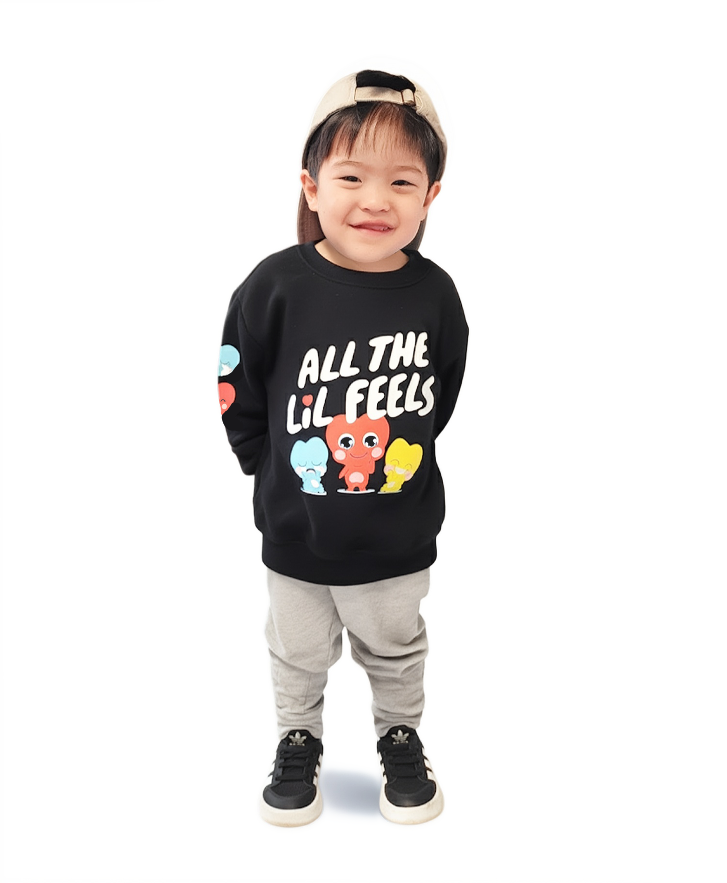 All The Lil Feels Sweater Black